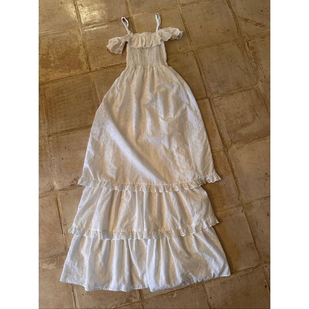 Vintage Roberta eyelet maxi dress - Picture 2 of 10